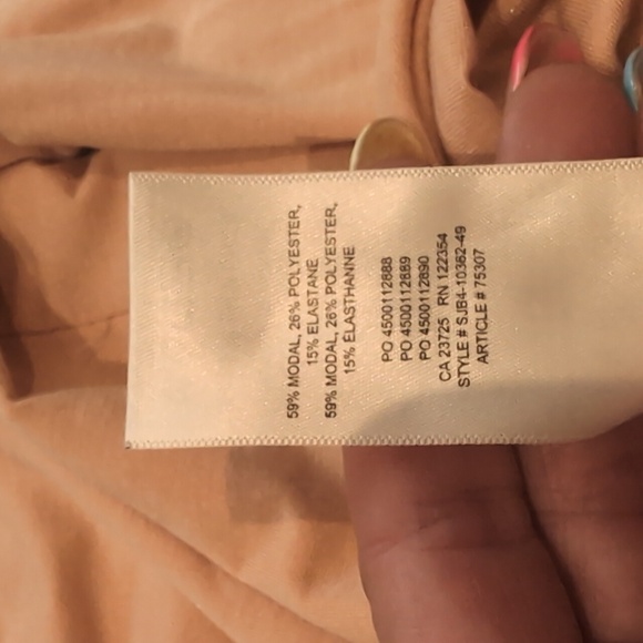 Aritzia Pink Ruched Long Sleeve Blouse - Picture 7 of 7